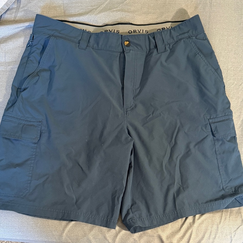 Orvis Men's Slate Blue Cargo Shorts